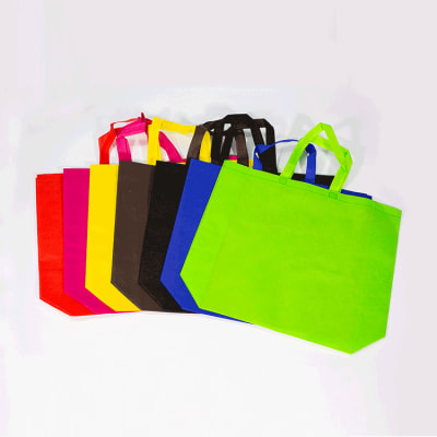 Custom Printed Logo Colorful Non Woven Reusable Shopping Tote Bag for ...