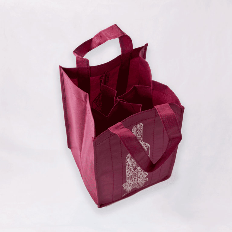 reusable wine tote