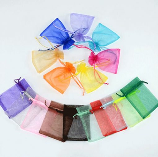 custom drawstring tote organza pouch reusable gift bags 02