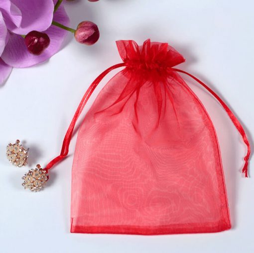 custom drawstring tote organza pouch reusable gift bags 03