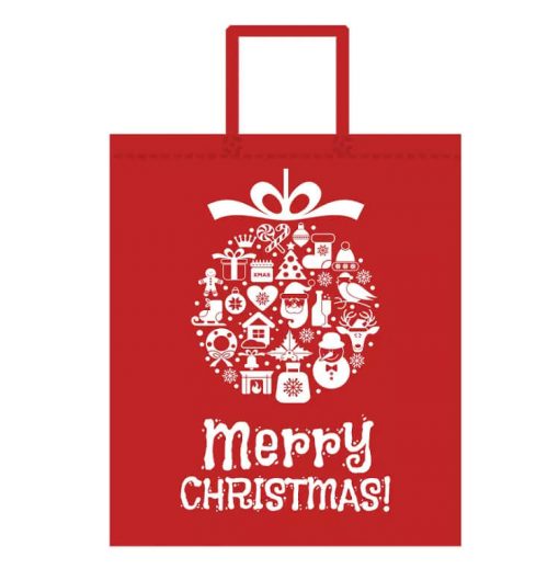 custom non-woven christmas gift reusable shopping bag 01