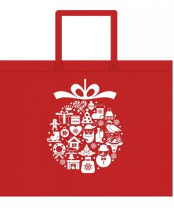 custom non-woven christmas gift reusable shopping bag 02
