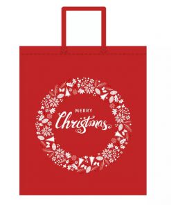 custom non-woven christmas gift reusable shopping bag 04