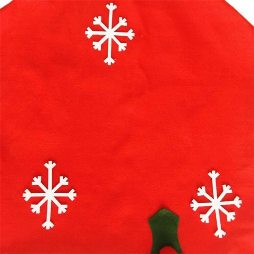 custom santa claus hat chair back covers for christmas decorative 05
