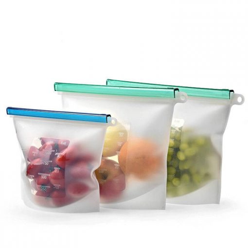 home preservation reusable container silicone food storage bag 04