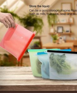 home preservation reusable container silicone food storage bag 05