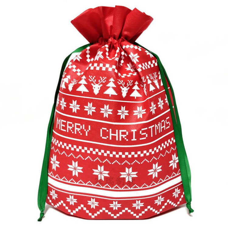 Custom Touch Christmas party Vintage gift bags for kids Canvas Drawstring  bags for gift packaging return gift Christmas tree party decoration PACK  0F 3AMC004  Amazonin Home  Kitchen
