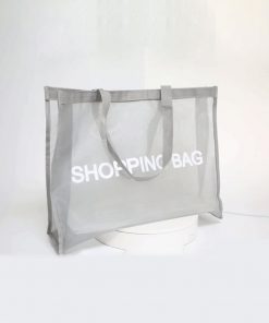 wholesale reusable tote mesh shopping bag nylon mesh beach net bag 02