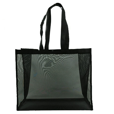 wholesale reusable tote mesh shopping bag nylon mesh beach net bag 07