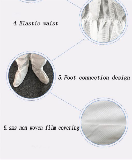 wholesale disposable medical equipment fast shipping hospital full body clothing coverall 01-04