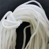 Wholesale Elastic Ear Loops Materials Elastic Rope 3mm 4mm 5mm Super Spandex Comfortable White Flat Raw Material Elastic Band 03