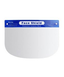 wholesale high quality safety equipment protective anti-fog 32x22cm comfortable fit plastic face shield for public use 01-01
