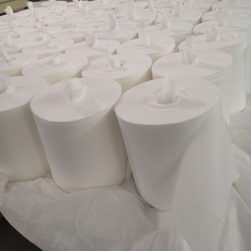 Perforated Spunlace Nonwoven Fabric dry wipes roll for Wet Wipes - Homesgu