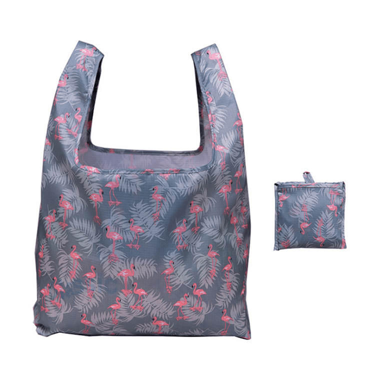 Imprinted Bazaar Rpet Folding Reusable Tote Bag with your logo